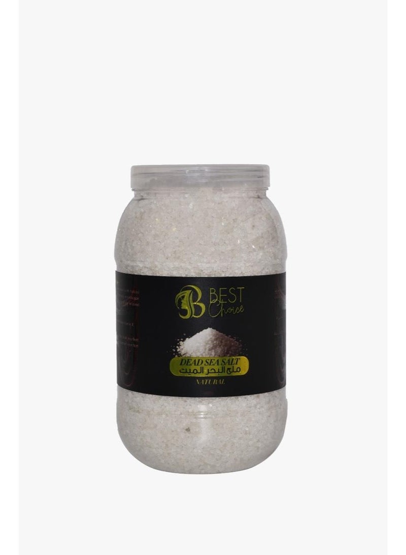 Best Choice Dead Sea Salt Premium Natural Bath Salt 5Kg Jar for Skin Body Hair Care and Relaxation - Natural - Image 2